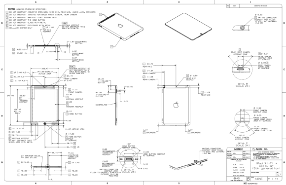 accessory design guidelines ipad 5g cad