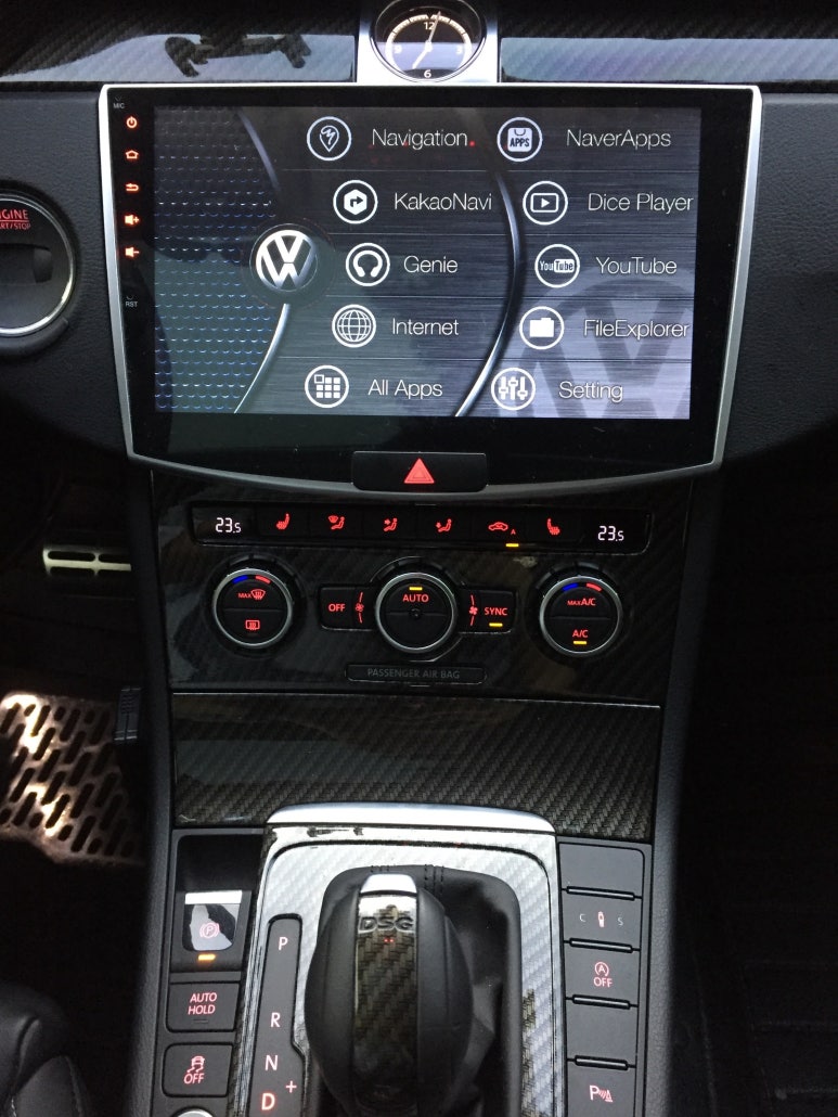 [폭스바겐 CC] 10.2 안드로이드 올인원 내비게이션 쿼드코어 장착 튜닝 : 네이버 블로그