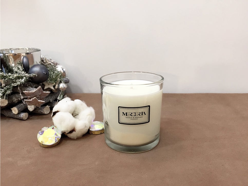 Cotton buns Candle soya, incense, interior accesso