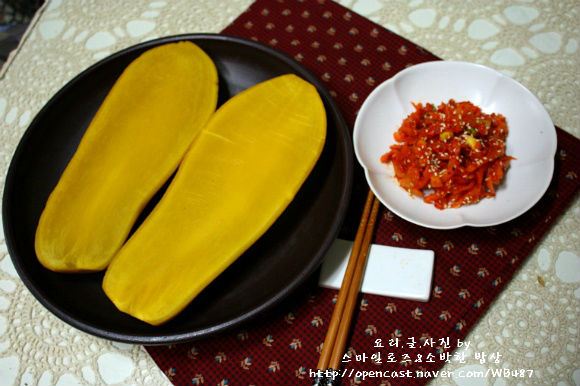 짠지무침과 짠지로 단무지 만들기~!~ - 10만개의 레시피, 메뉴판키친 요리판